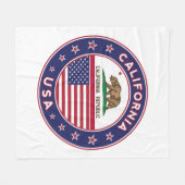 circle design, fleece deken (Voorkant (Horizontaal))