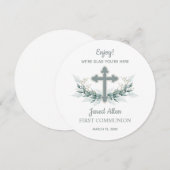 CIRCLE Dinner Bord Dank u wel! Kaart (Voorkant / Achterkant)