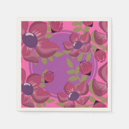 Circle Dot Florah Napkins Servet