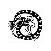 Circle Dragon Art-stempel Rubberstempel (Afrduk)