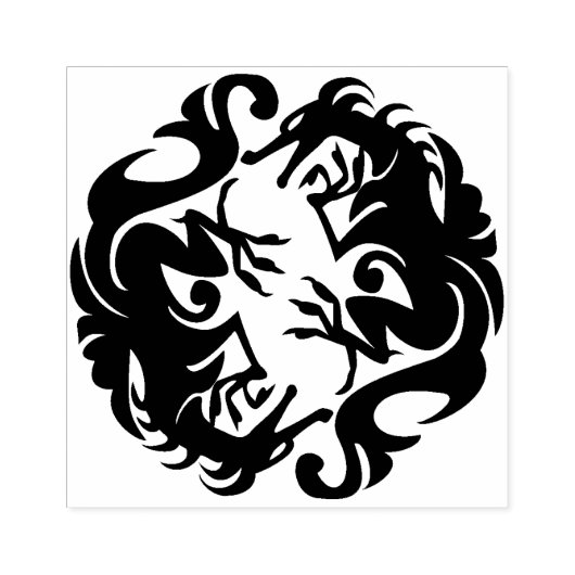 Circle Dragons Art Stempel (Afrduk)