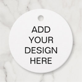 Circle Favor Tag Printing Service Bedankjes Labels