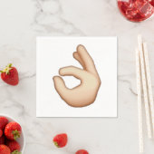 Circle Finger - Emoji Servetten (Insitu)