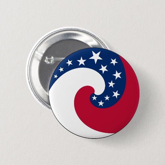 Circle Flag Button (Voorkant /achterkant)