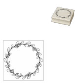 Circle Flower, Tijdschrift Lijst Rubberstempel (Gestempeld)