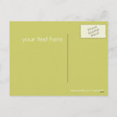 Circle Flowers Swirly - Gepersonaliseerd Feestdagenkaart (Achterkant)