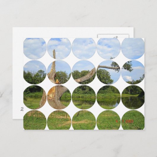 Circle Foto Briefkaart (Voorkant / Achterkant)