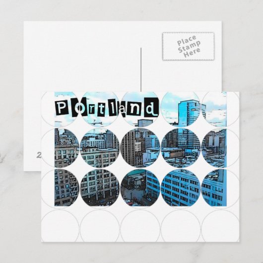 Circle Foto Briefkaart (Voorkant / Achterkant)