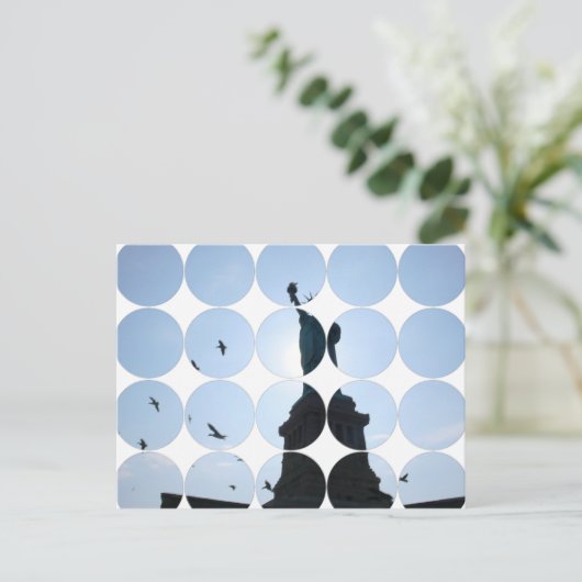 Circle Foto Briefkaart (Staand voorkant)