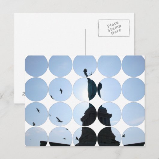 Circle Foto Briefkaart (Voorkant / Achterkant)