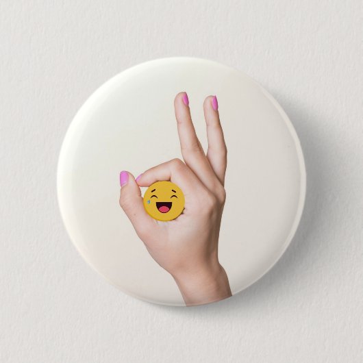 Circle Game Ok Je Hebt Me Ronde Button 5,7 Cm (Voorkant)