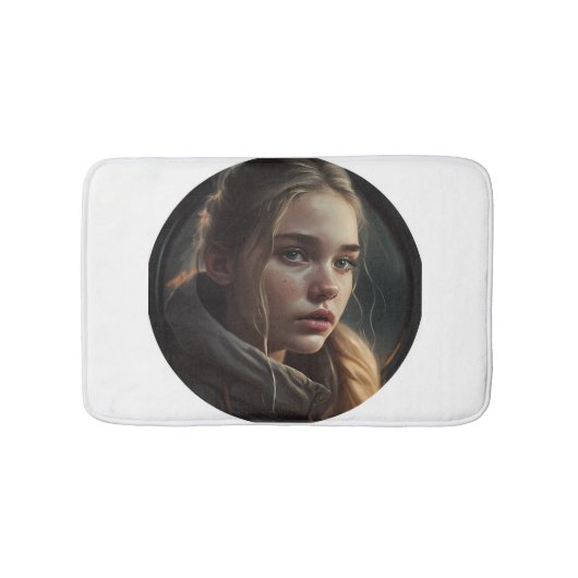 Circle girl badmat (Voorkant)