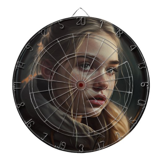 Circle girl dartbord (Voorkant)
