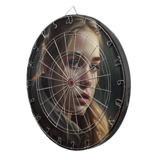 Circle girl dartbord (Voorkant Rechts)