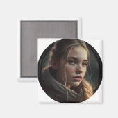 Circle girl magneet (Voorkant / Achterkant)