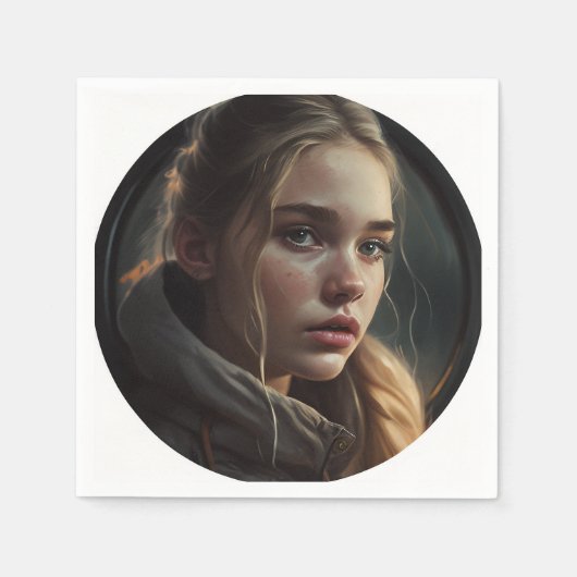 Circle girl servet (Voorkant)