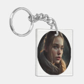 Circle girl sleutelhanger (Voorkant Links)