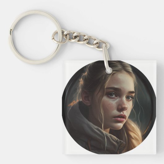 Circle girl sleutelhanger (Voorkant)
