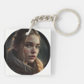 Circle girl sleutelhanger (Achterkant)