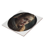Circle girl tegeltje (Zijkant)