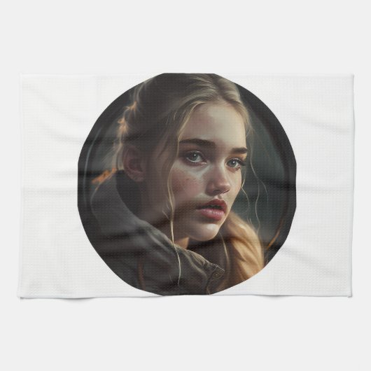 Circle girl theedoek (Horizontaal)