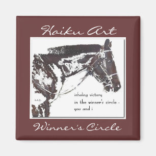Circle Haiku Art Magnet van Winner