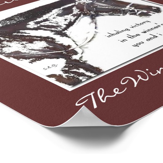 Circle Haiku Art van Winner Poster (Hoek)