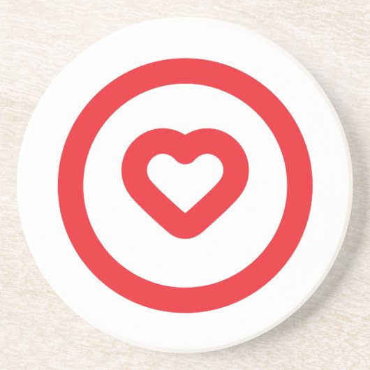 Circle Heart Onderzetter (Voorkant)