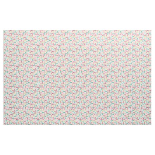 Circle Hearts Patterned Fabric Stof (Fat Quarter)