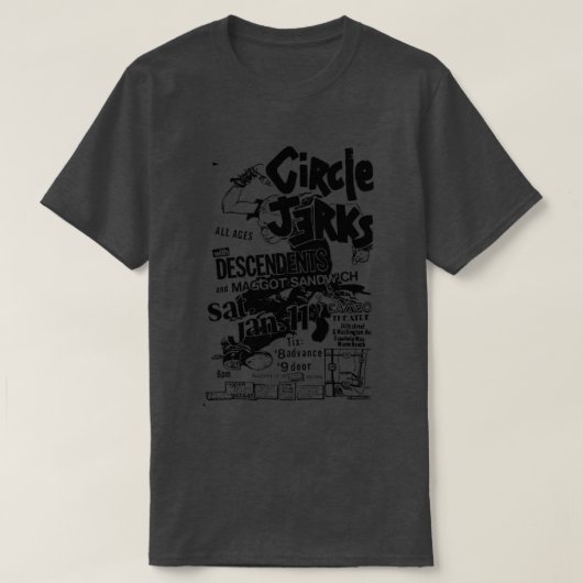 Circle Jerks T-shirt (Design voorkant)