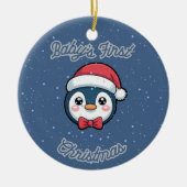 Circle Keepsake Ornament - Baby's First Christmas (Voorkant)