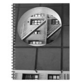 Circle & Lines Architectuur - Zwarte en witte foto Notitieboek (Voorkant)