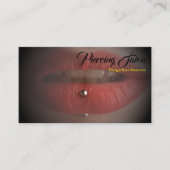Circle Lips Piercing foto Visitekaartje (Voorkant)