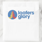Circle Loafers Glory Logo Rechthoekige Sticker (Tas)