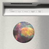 Circle Magnet met Johnson Abstract Artwork (Insitu (Vaatwasser))