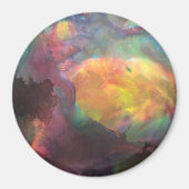 Circle Magnet met Johnson Abstract Artwork (Voorkant)