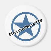 Circle Massachusetts Magneet (Voorkant)