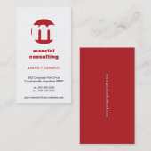 Circle Monogram Visitekaartje (Voorkant / Achterkant)