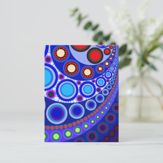 Circle Motif #147 Briefkaart (Staand voorkant)