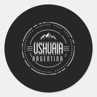 Circle Mountains Ushuaia Argentinië Ronde Sticker