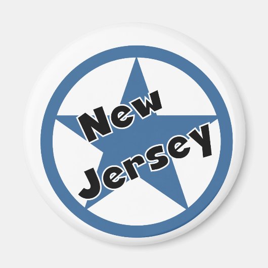 Circle New Jersey Magneet (Voorkant)