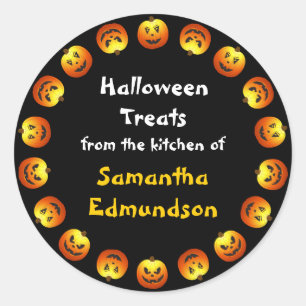 Circle O' Jack O'Lanterns Keuken Sticker