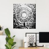 Circle of Angels Dante's Paradise Illustration Poster (Thuiskantoor)