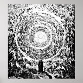 Circle of Angels Dante's Paradise Illustration Poster (Voorkant)