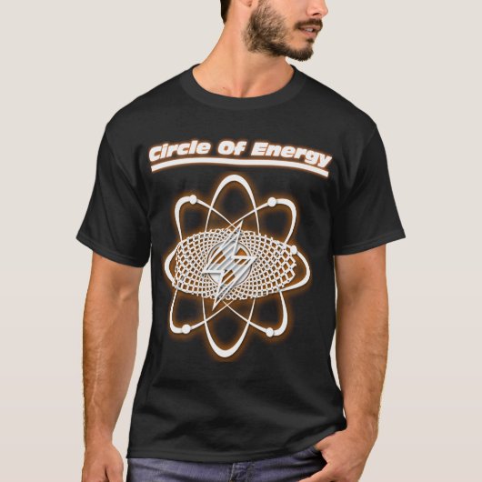Circle of Energy Mannen T-shirt (Voorkant)