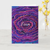 Circle of Family Love wenskaart Kaart (Gele Bloem)