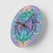 Circle of Fifths Mandala Music Clock Ronde Klok (Hoek)