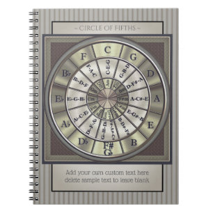 Circle of Fifths Musicians Journal Notitieboek