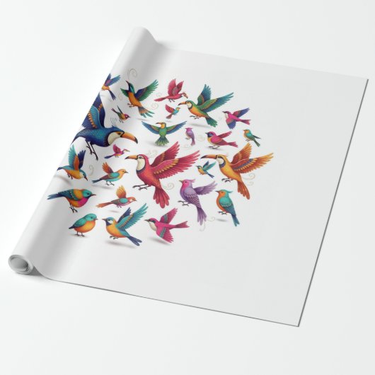 Circle of Flight - Harmony in Motion Cadeaupapier (Uitgerold)