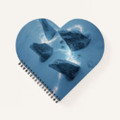 Circle of Light in the Snow Notitieboek (Voorkant)